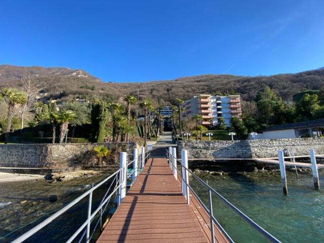 Ferien am Luganer See Suits Bissone Exterior foto