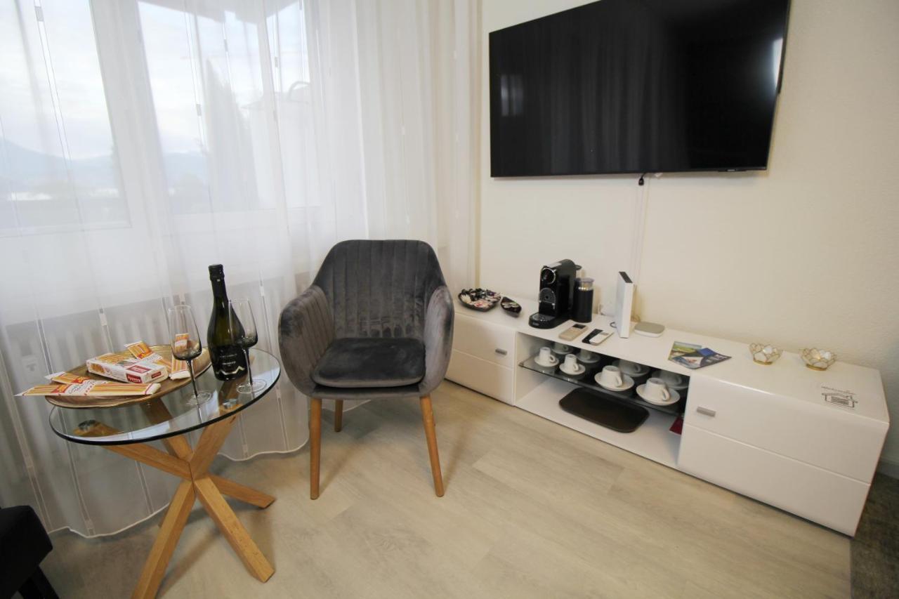 Ferien am Luganer See Suits Bissone Exterior foto