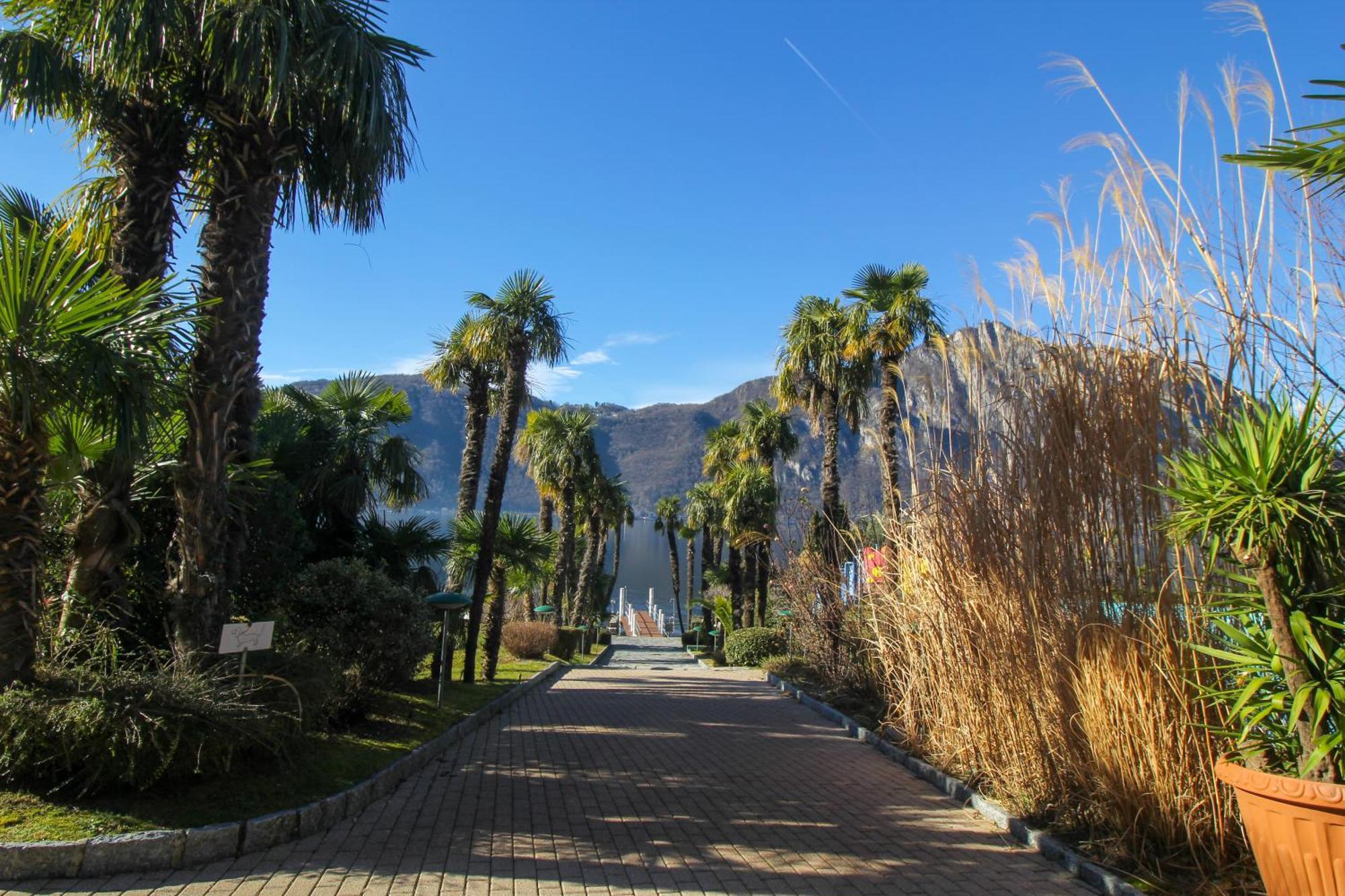 Ferien am Luganer See Suits Bissone Exterior foto